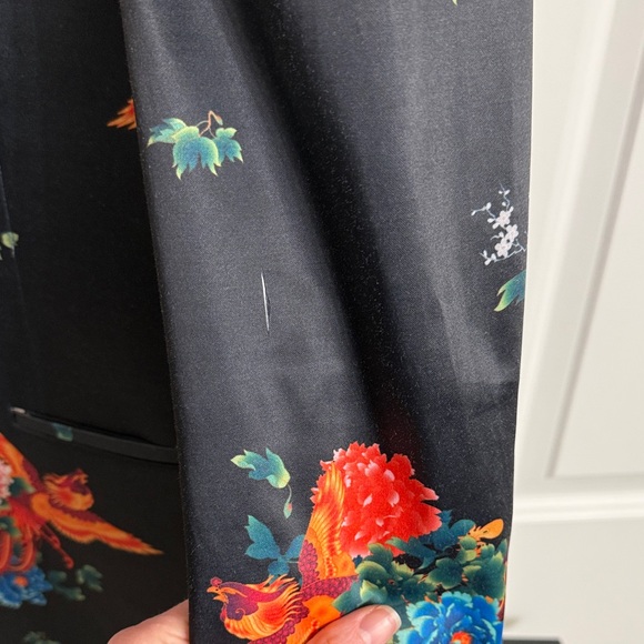 ASOS Black Floral Blazer - Picture 6 of 7